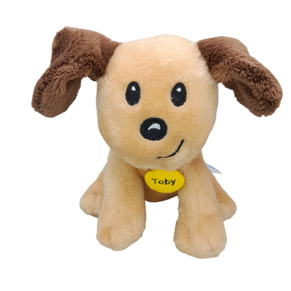 Little Passports Toby the Dog Plush Tan Brown Puppy Stuffed Animal Unipak 5"